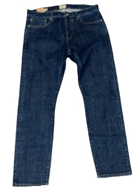 NWT J Crew Selvedge Jeans Mens 33x30 Dark Wash 484 Stretch Button Fly - Image 1 of 4