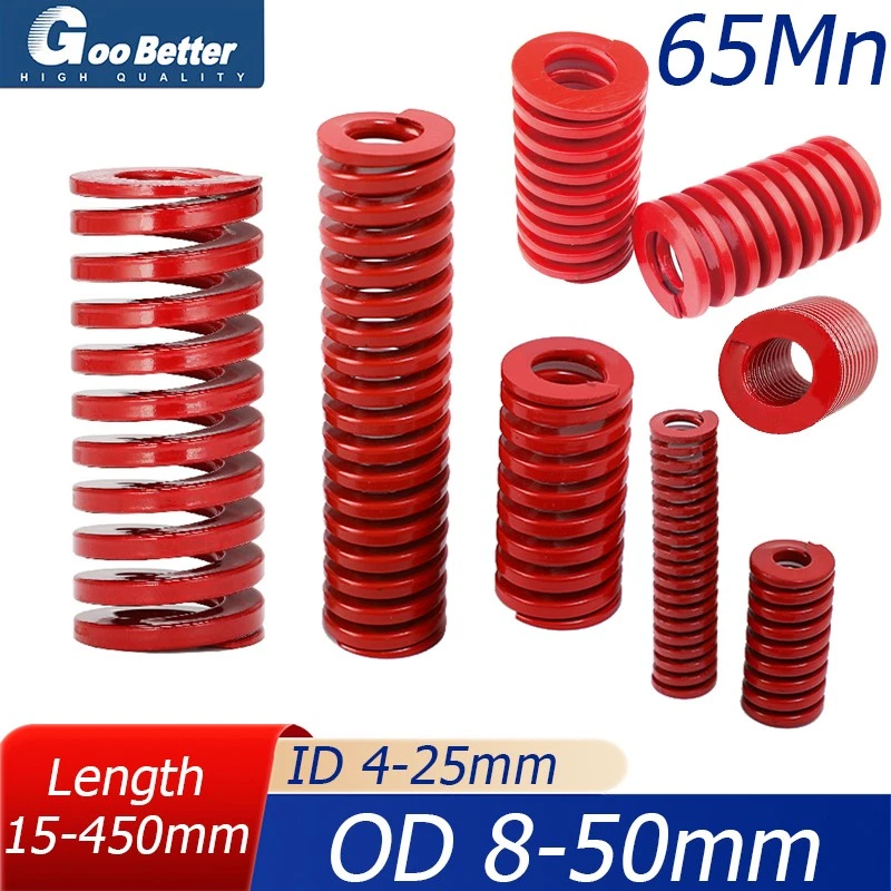 2mm Wire Diameter Compression Springs 2pcs Long Compression Springs ...