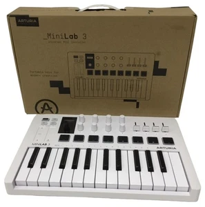 CONTROLADOR TECLADO MIDI ARTURIA MINILAB 3 BLANCO CON CAJA (EPJ030210) - Imagen 1 de 12