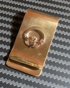 Clip para dinero Claddagh de peltre/latón - Imagen 1 de 4