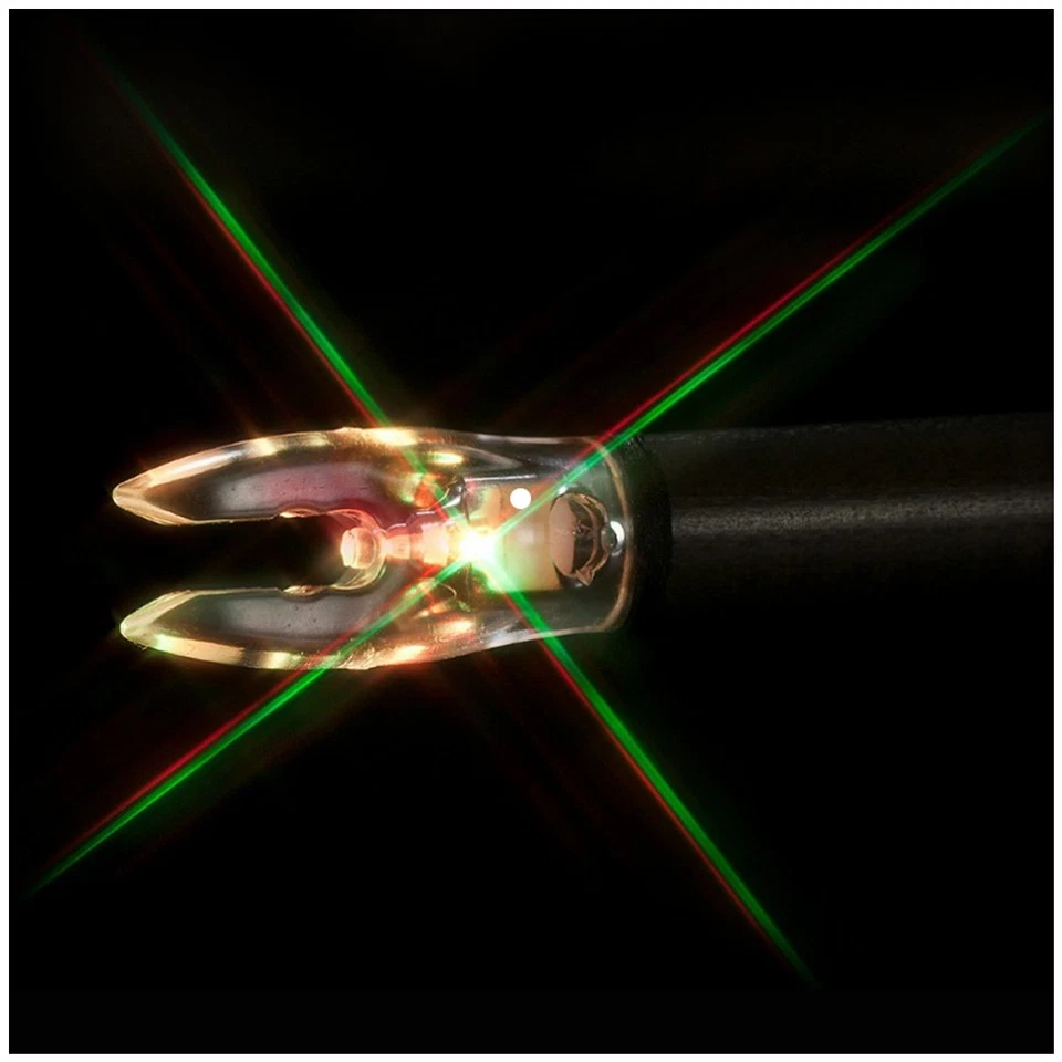 Nockturnal Fit Universal Size Strobing Red and Green Lighted Nock 3-Pack - Image 1 of 1