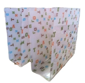 Seltener "W" geformter Zeitschriftenhalter Todd Oldham Designs Acryl 2 Stück Set 2002 Y2K - Bild 1 von 7