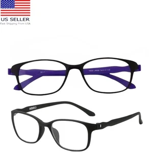 Reading Glasses Men Round TR90 Ultra Light Presbyopia 2 Piece Set Strength +1.00 - Picture 1 of 4