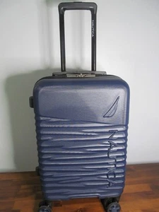 Nautica ABS marineblauer harter leichter Handgepäck-Spinner, erweiterbar, 240 $. Neu mit Etikett - Bild 1 von 21