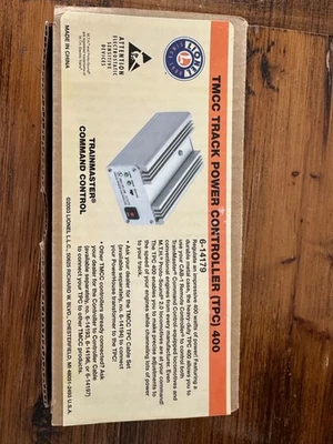 Controlador de potencia de pista Lionel 6-14179 O TMCC TPC 400 casi perfecto estado Foto 1 de 4