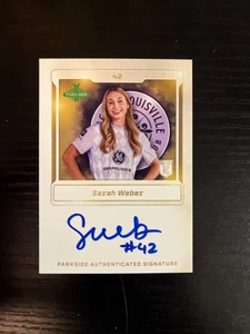 2025 Parkside Vol 1 Sarah Weber auto signed SP /370 rookie card NWSL RC - Picture 1 of 1