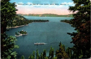 Lake Tahoe Emerald Bay Reno Nevada NV Sierra News by Californians Postcard - Picture 1 of 2