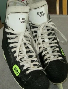 PATINES HOCKEY SOBRE HIELO EURO SPORT 201 TALLA 8 usados SL-2500 hoja 11" largo - Imagen 1 de 10