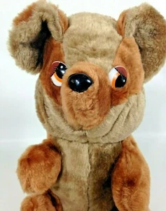 Vintage Teddy Bear Brown Plush Denville Creations Stuffed Animal Korea 10" - Picture 1 of 7