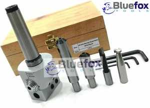 62 mm Juego de cabezales perforadores con herramientas MT3 vástago flycutter metalurgia fresado soldadura - Imagen 1 de 3