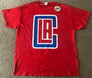 New NWT LA Los Angeles Clippers T-Shirt - Basketball Oversized Logo! Rare NBA - Picture 1 of 3