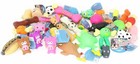BULK PACK ASSORTED PET DOG DOGGY SQUEAKY CHEW BALL RUBBER FETCH TOYS