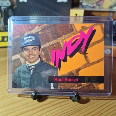 Raul Boesel #42 1993 Hi-Tech Indy 500 Card F1 Retro Motorsport Memorabilia - Image 1 of 2