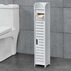 Toilettenpapierhalter Leoben 80x15x15 cm Schrank WPC [en.casa] - Bild 1 von 12