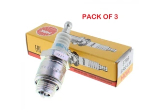 LAWNMOWER SPARK PLUG 3 X NGK BR2LM (CHAMPION QJ19LM) FOR BRIGGS & STRATTON MOTOR - Picture 1 of 1