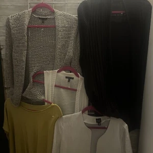 EILEEN FISHER LOT OF  FIVE SWEATERS / TOP Sz Med - Picture 1 of 9
