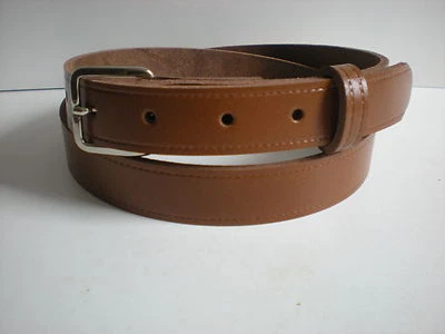 BEAU MONDE Children's real leather belts in Tan