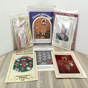 Uncut Patterns Home Decoration Kits Vintage Holiday Seasonal Crafts - Picture 1 of 6