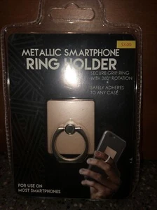 METALLIC SMARTPHONE RING HOLDER - Picture 1 of 2