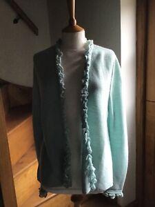 SPIRIT OF THE ANDES OPEN FRONT CARDIGAN, SIZE LARGE, 100% BABY ALPACA, WORN ONCE