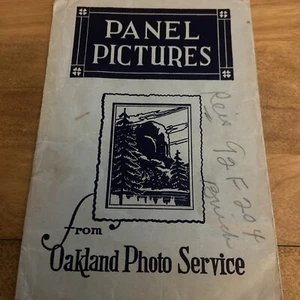 Oakland Photo Service Panel Pictures Vintage Photo Envelope - Picture 1 of 4