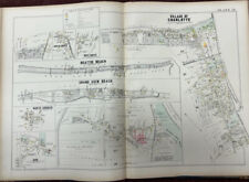 ORIG. 1902 MONROE COUNTY, NY, CHARLOTTE, GREECE, GRAND VIEW BEACH, ATLAS MAP