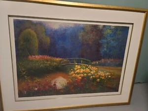 Korean Artist Sang Choi Large Impressionist Oil Painting - Picture 1 of 7
