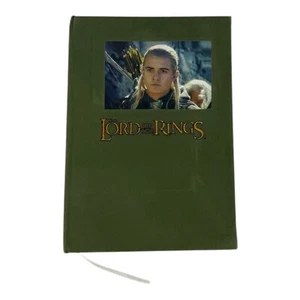 Lord of the Rings Legolas Hardcover BLANK Journal Soft Felt NEW Green - Picture 1 of 5