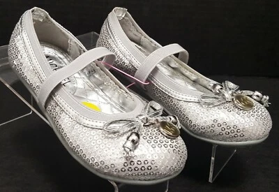 Michael Kors "Lil Kory" Lentejuelas Ballet Planas Arco con Adorno Niña Tod Talla 9 Nuevo Foto 1 de 4