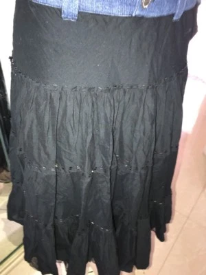 XOXO Azul Envejecido Denim TUTU Boho Chic TIER MIMI FALDA TALLA 5/6 ybt Foto 1 de 4