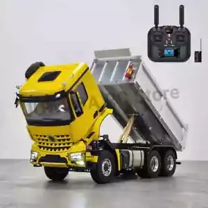 Hydraulic Tipper Dump Truck Metal Chassis RC 1/14 RTR Remote Control Model Toys - Picture 1 of 16