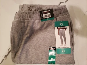 Kirkland Signature Men's Lounge Pants Gray - New with Tags XL - Picture 1 of 2