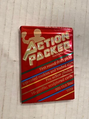 1990 ACTION PACKED ROOKIE UPDATE NFL - 1 Sealed PACK- Possible EMMITT Smith RC - Image 1 of 2