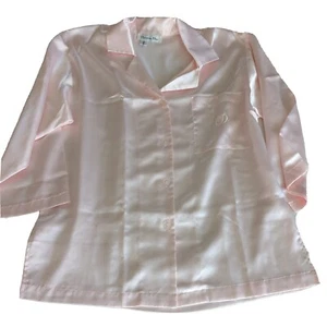 Vintage Christian Dior Saks Fifth avenue Lingerie Pink Satin Night Shirt No size - Picture 1 of 16