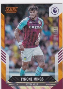 2021-22 Panini Score Premier League ORANGE LAVA #122 Tyrone Mings - #32/99 - Picture 1 of 2