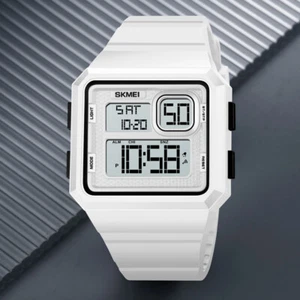 Extra Large Display Digital Sports Watch Stopwatch Alarm Light Date Mens Watches - Picture 1 of 22