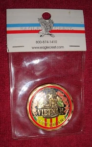 Eagle Crest VIETNAM VETERAN (ALL 5 BRANCHES) Challenge Coin 2447 Mint Condition - Picture 1 of 2