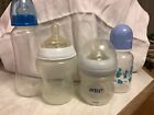 4 x Babies Feeding Bottles Bundle Incl Tommee Tippee and Avent.