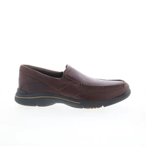 Rockport Eberdon K71229 Mens Brown Wide Loafers & Slip Ons Casual Shoes - Picture 1 of 8