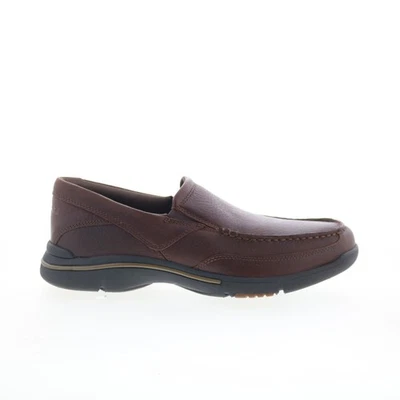 Rockport Eberdon K71229 Mens Brown Wide Loafers & Slip Ons Casual Shoes - Image 1 of 4