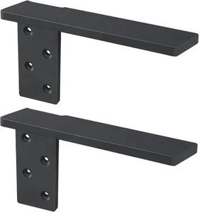 Paquete de 2 soportes de estante flotantes de pared lateral colgante gratis mostrador de alta resistencia de 12 pulgadas - Imagen 1 de 8