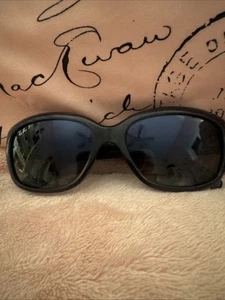 Ray-Ban RB 4101 JACKIE OHH 6592/78 SONNENBRILLE BLAUER FARBVERLAUF 58 17 135 - Bild 1 von 7