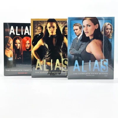 Alias The Complete Season 1 2 3 Seasons 1-3 DVD Box Sets Jennifer Garner Sealed - Image 1 of 4