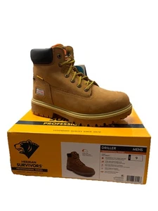 Herman Survivors Men's  Driller Steel Toe Work Boots Sz 9- New in Box - Picture 1 of 1