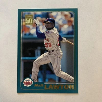 2001 Topps #213 Matt Lawton Minnesota Twins - Image 1 of 2