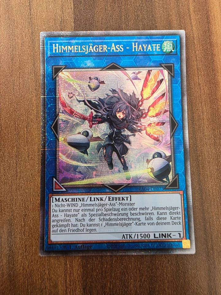 Yu-Gi-Oh! RA04-DE073 Himmelsjäger-Ass - Hayate 25th QCSR NM 1st - Bild 1 von 1