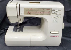 Janome Decor Excel Pro 5124 Nähmaschine im Koffer funktioniert (S10) - Bild 1 von 9
