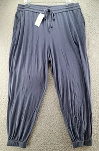 Eileen Fisher Ankle Trainingshose Damen 1X blau Ozean Stretch Tencel minimal neu mit Etikett - Bild 1 von 12