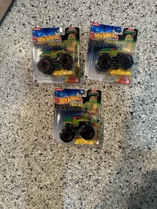 Lot Of 3 Hot Wheels Monster Trucks Teenage Mutant Ninja Turtles Raphael TMNT - Picture 1 of 4