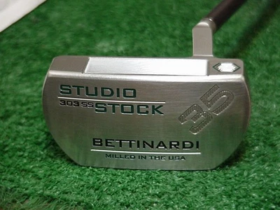 Bonito putter Bettinardi Studio Stock 35 303 SS 2023 fresado eje negro 34 pulgadas Foto 1 de 4